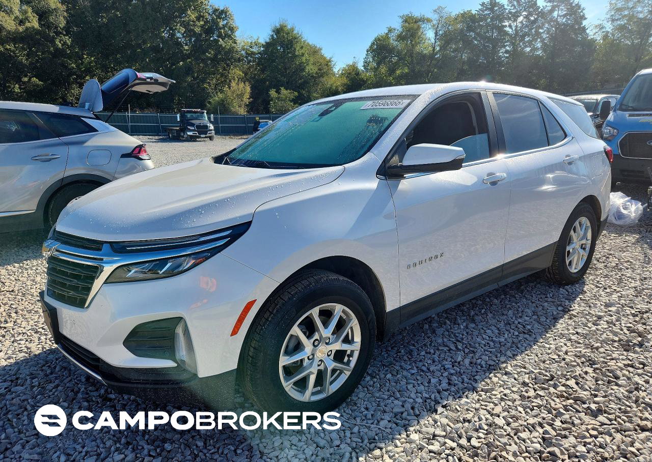 2022 Chevrolet Equinox Lt, uszkodzenie: Bok, Copart lot 70596866