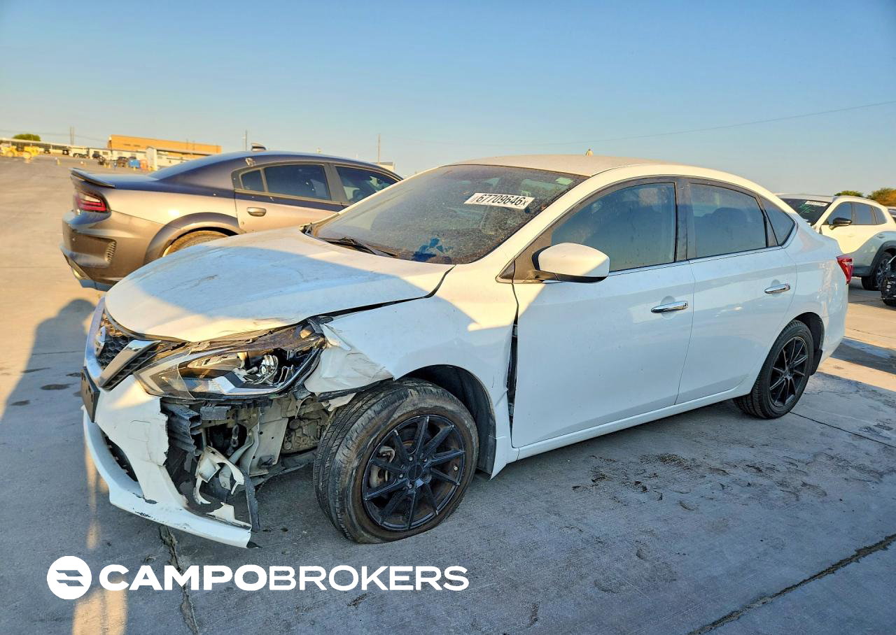 2019 Nissan Sentra S, uszkodzenie: Przód, Copart lot 67709646