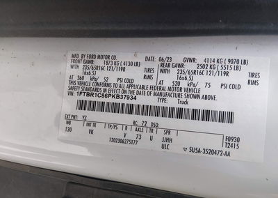 2023 Ford Transit-250, Right Side damage, Iaai lot 46339926, photo 9 of 16