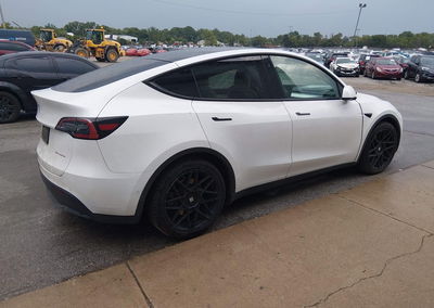 2022 Tesla Model Y Long Range Dual Motor All-wheel Drive, uszkodzenie: Lewy przód, Iaai lot 45999368, zdjęcie 4 z 15