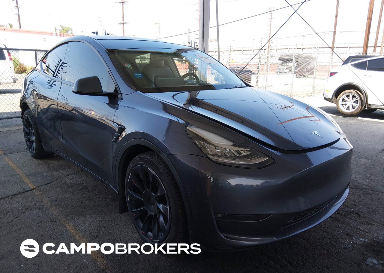 2021 Tesla Model Y Long Range, Rear damage, Iaai lot 46148711