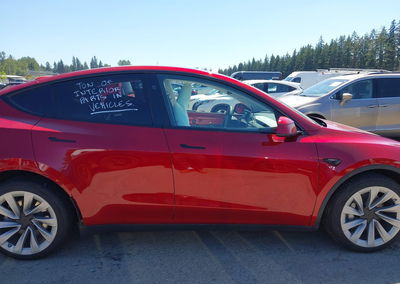 2026 Tesla Model Y All-wheel Drive/long Range Launch Series/premium All-wheel Drive, Rear damage, Iaai lot 45710310, photo