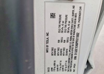2023 Tesla Model 3, daño Trasero, Copart lote 56239286, foto 13 de 15