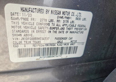 2024 Nissan Ariya Evolve+, uszkodzenie: Przód, Copart lot 67930626, zdjęcie 12 z 14