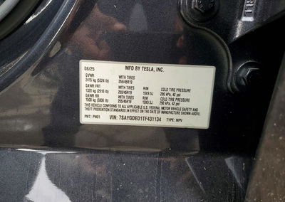 2026 Tesla Model Y, uszkodzenie: Bok, Copart lot 67513346, zdjęcie 12 z 13