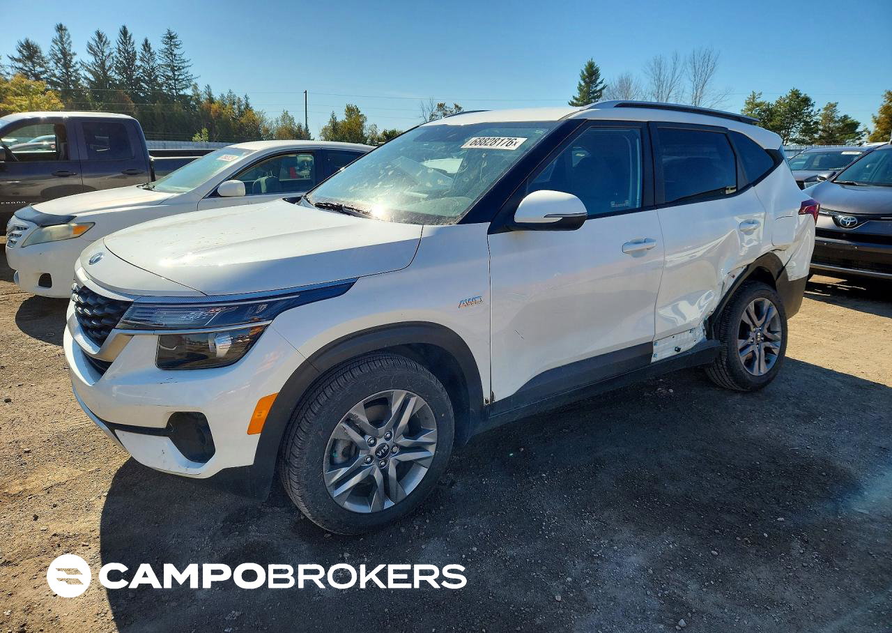 2021 Kia Seltos Lx, Side damage, Copart lot 68828176
