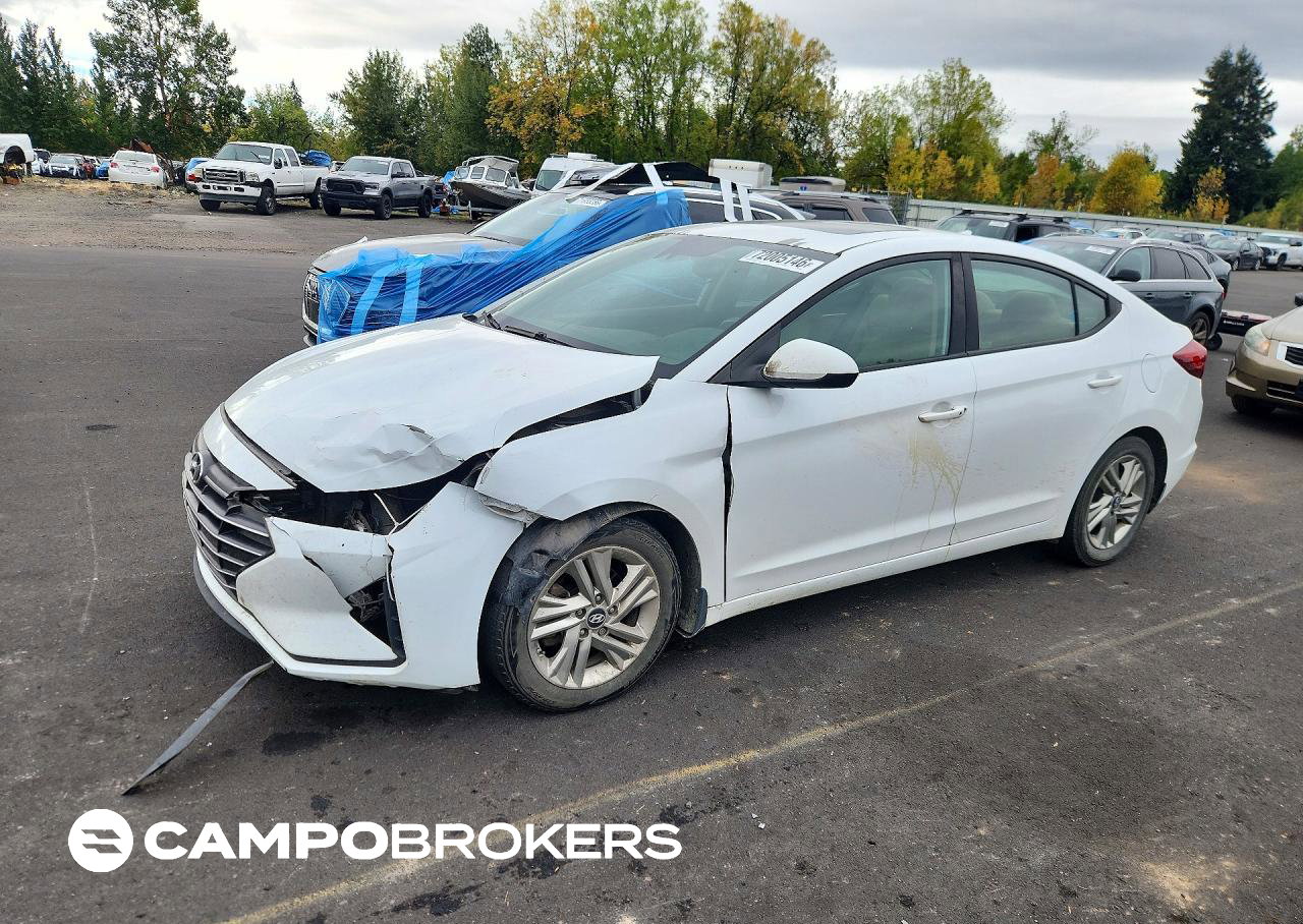 2019 Hyundai Elantra Value Edition, daño Frontal, Copart lote 72005146