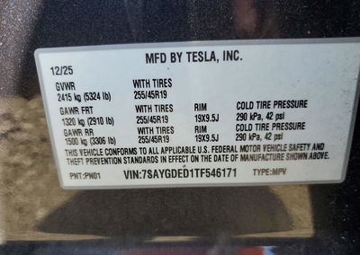 2026 Tesla Model Y, uszkodzenie: Przód, Copart lot 63081866, zdjęcie 12 z 14