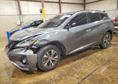 2019 Nissan Murano Sv, Front End damage, Copart lot 58888766