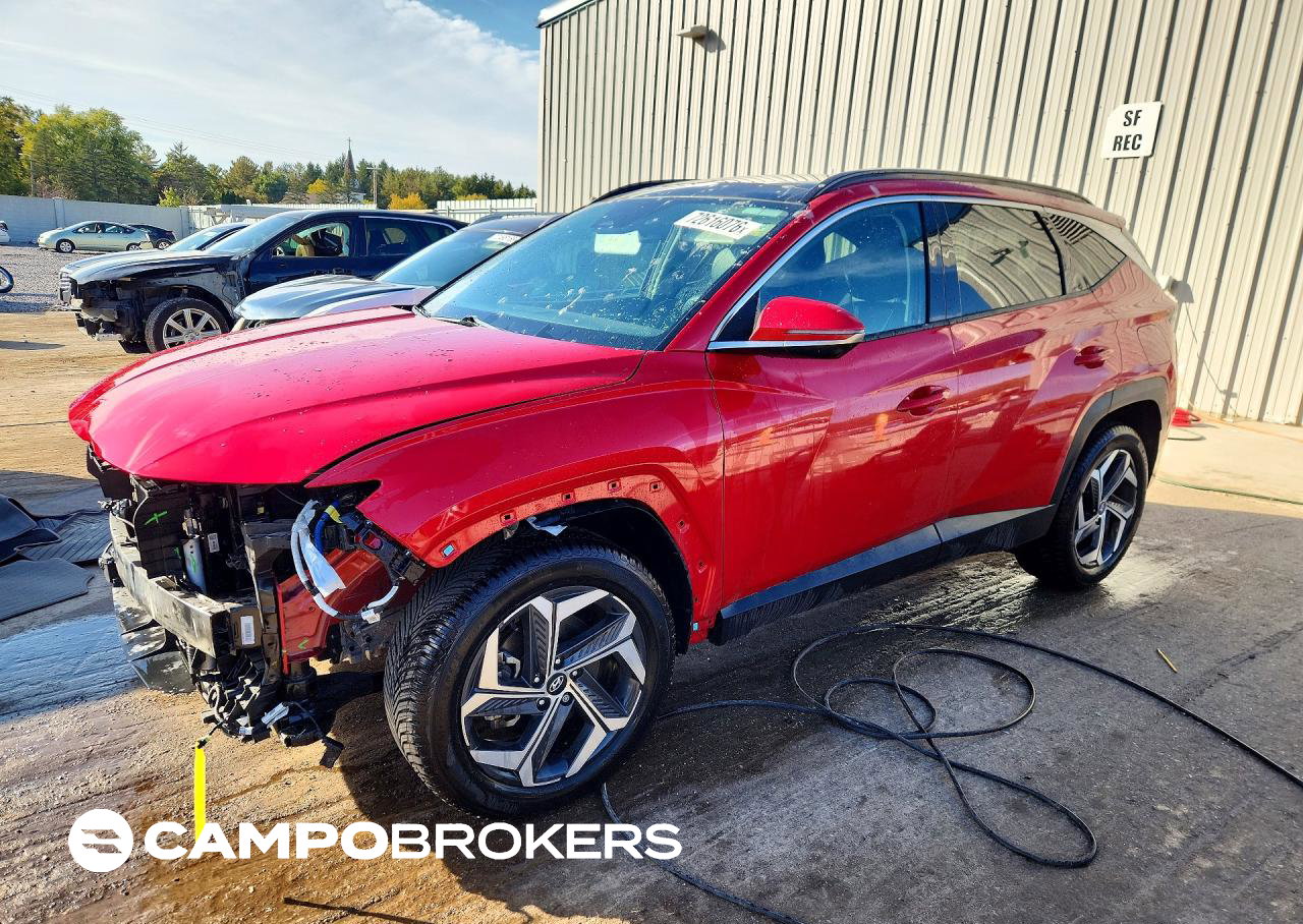 2022 Hyundai Tucson Limited, пошкодження: Передня частина, Copart лот 72616076