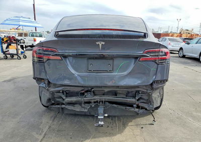 2022 Tesla Model X, uszkodzenie: Tył, Copart lot 66739666, zdjęcie 6 z 15