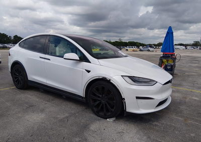 2022 Tesla Model X Plaid Tri Motor All-wheel Drive, daño Inundación, Iaai lote 46324561