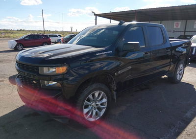 2022 Chevrolet Silverado 1500 Ltd 4wd  Short Bed Custom, Normal Wear & Tear damage, Iaai lot 46268450, photo 2 of 16