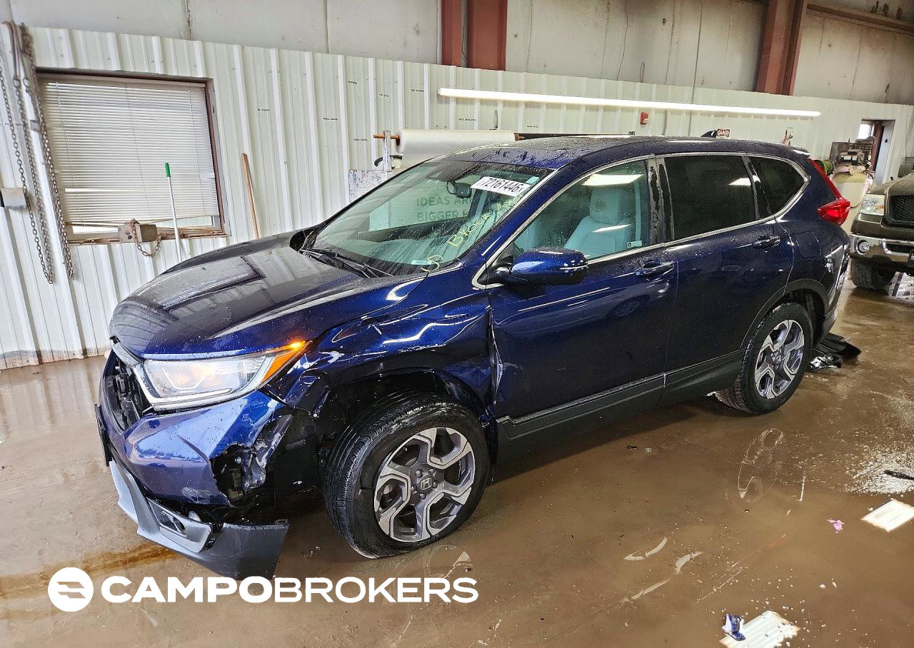 2019 Honda Cr-v Exl, daño Frontal, Copart lote 72161446