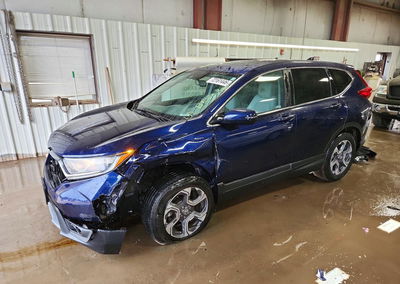 2019 Honda Cr-v Exl, Front End damage, Copart lot 72161446