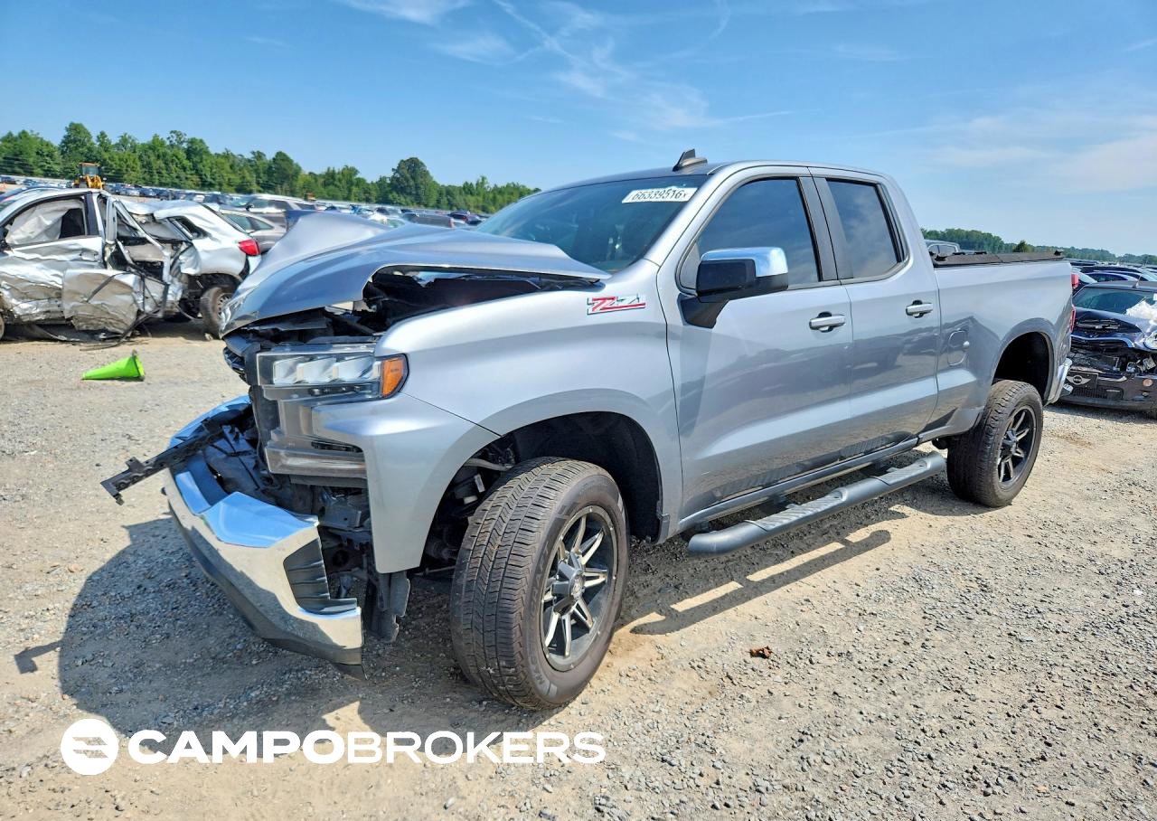 2019 Chevrolet Silverado K1500 Lt, uszkodzenie: Przód, Copart lot 66339516