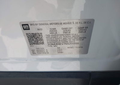 2022 Chevrolet Equinox Fwd Ls, daño Trasero, Iaai lote 45913466, foto 9 de 18