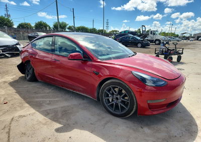2023 Tesla Model 3, daño Trasero, Copart lote 73282116, foto 4 de 12