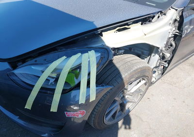 2023 Tesla Model 3 Rear-wheel Drive, daño Frontal izquierdo, Iaai lote 45996794, foto 6 de 23