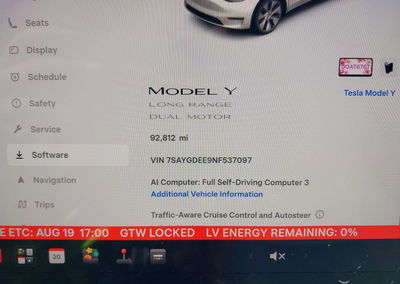 2022 Tesla Model Y Long Range Dual Motor All-wheel Drive, uszkodzenie: Zalanie, Iaai lot 45932944, zdjęcie 7 z 13