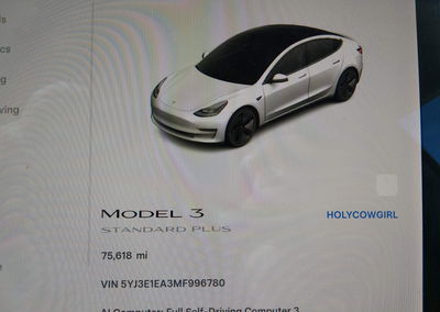 2021 Tesla Model 3 Standard Range Plus Rear-wheel Drive, uszkodzenie: Tył, Iaai lot 45912638, zdjęcie 7 z 19