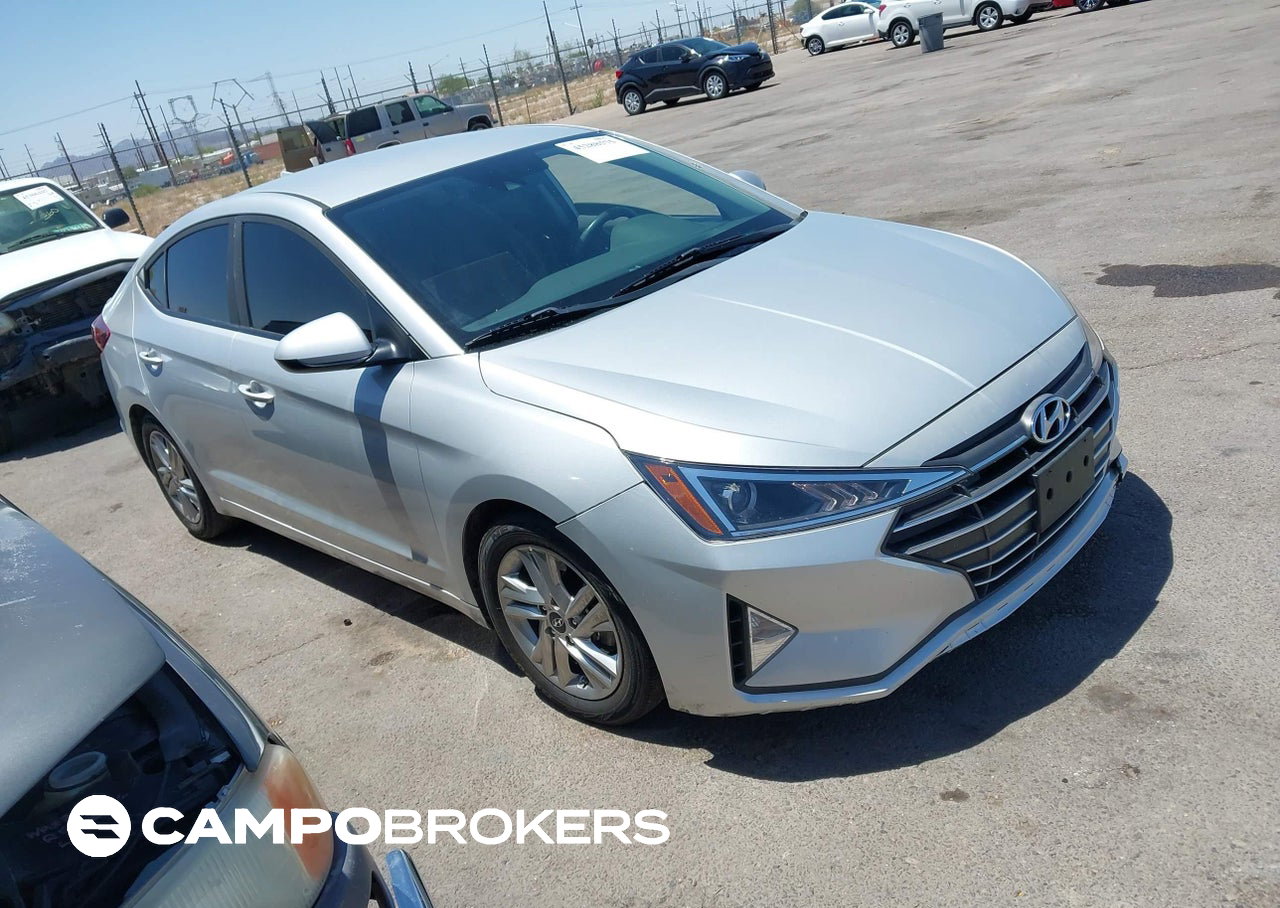 2019 Hyundai Elantra Sel, daño Frontal izquierdo, Iaai lote 45288575