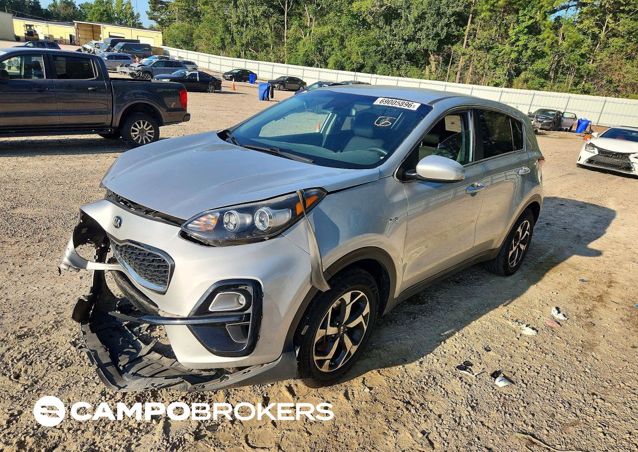 2021 Kia Sportage Lx, Front End damage, Copart lot 69005896