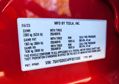 2023 Tesla Model Y, daño Trasero, Copart lote 71690056, foto 13 de 13