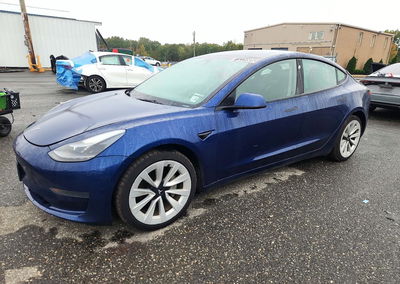 2022 Tesla Model 3, daño Mecánico, Copart lote 73226626