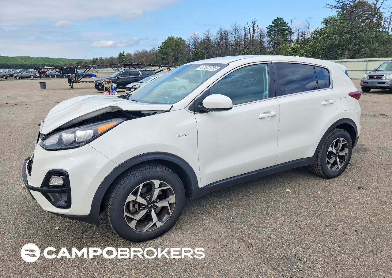 2020 Kia Sportage Lx, daño Frontal, Copart lote 67615706