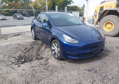2021 Tesla Model Y Long Range Dual Motor All-wheel Drive, daño Trasero, Iaai lote 46187267