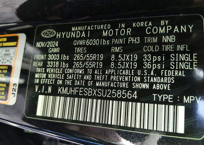 2025 Genesis Gv80 2.5t Standard Awd, daño Frontal, Iaai lote 46374634, foto 9 de 16