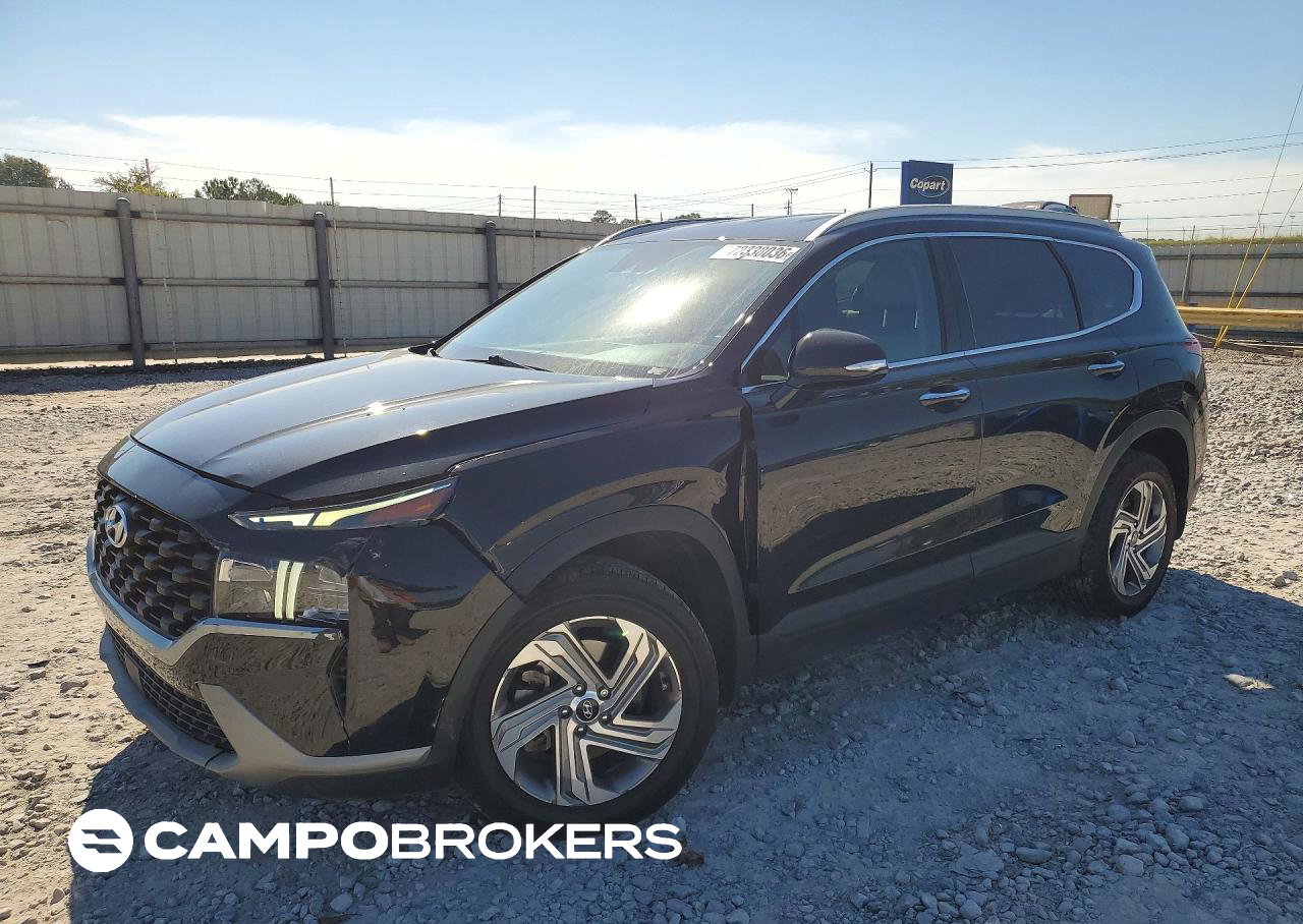 2023 Hyundai Santa Fe Sel, Front End damage, Copart lot 72338036