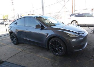 2021 Tesla Model Y Long Range, Rear damage, Iaai lot 46148711, photo 13 of 16