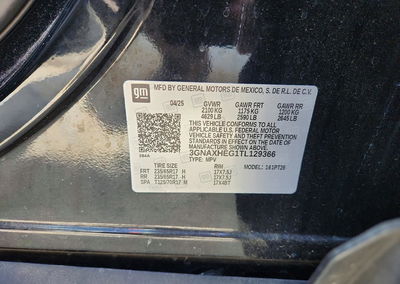2026 Chevrolet Equinox Lt, daño Frontal, Copart lote 67250826, foto 13 de 15