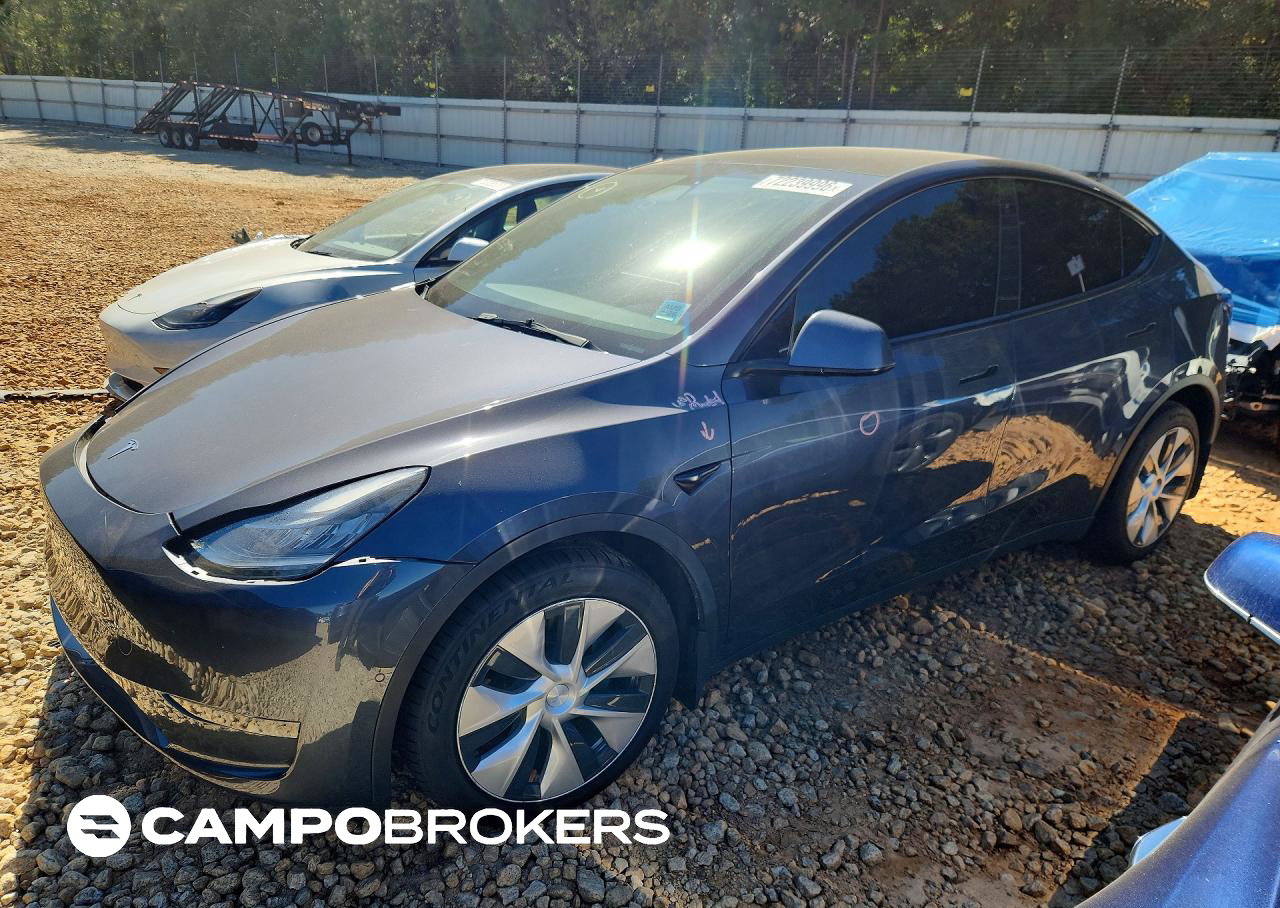 2021 Tesla Model Y, пошкодження: Передня частина, Copart лот 72239996