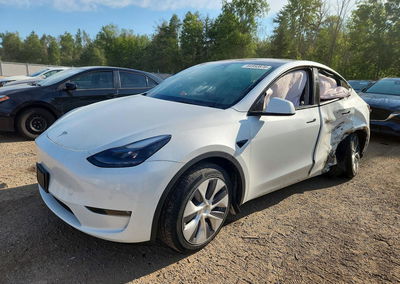 2022 Tesla Model Y, daño Lateral, Copart lote 64950876