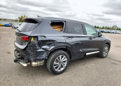 2020 Hyundai Santa Fe Sel, пошкодження: Задня частина, Copart лот 72502096, фото 3 з 14