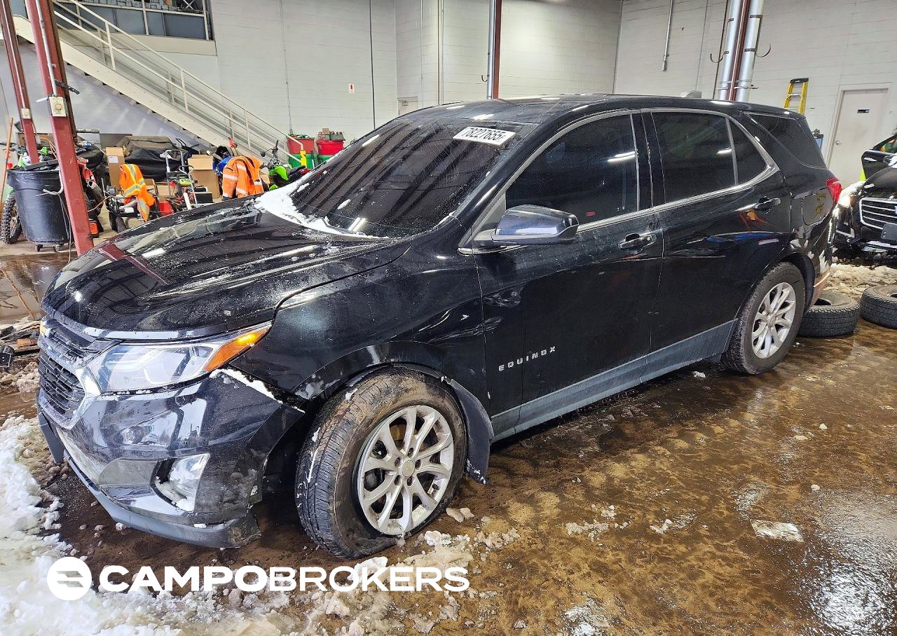 2020 Chevrolet Chev Equinox Lt, Front End damage, Copart lot 78227655