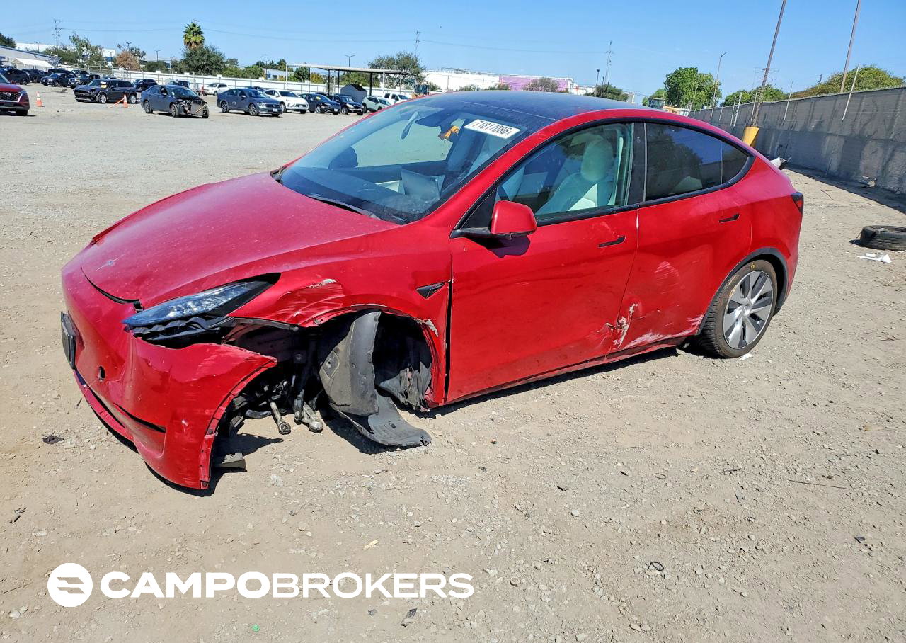 2022 Tesla Model Y, uszkodzenie: Przód, Copart lot 71817086