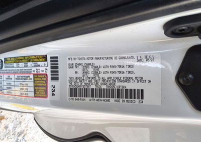 2022 Toyota Tacoma Sr, uszkodzenie: Drobne wgniecenia/zarysowania, Copart lot 73068536, zdjęcie 12 z 14
