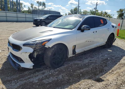 2022 Kia Stinger Gt1, daño Techo, Copart lote 69213066