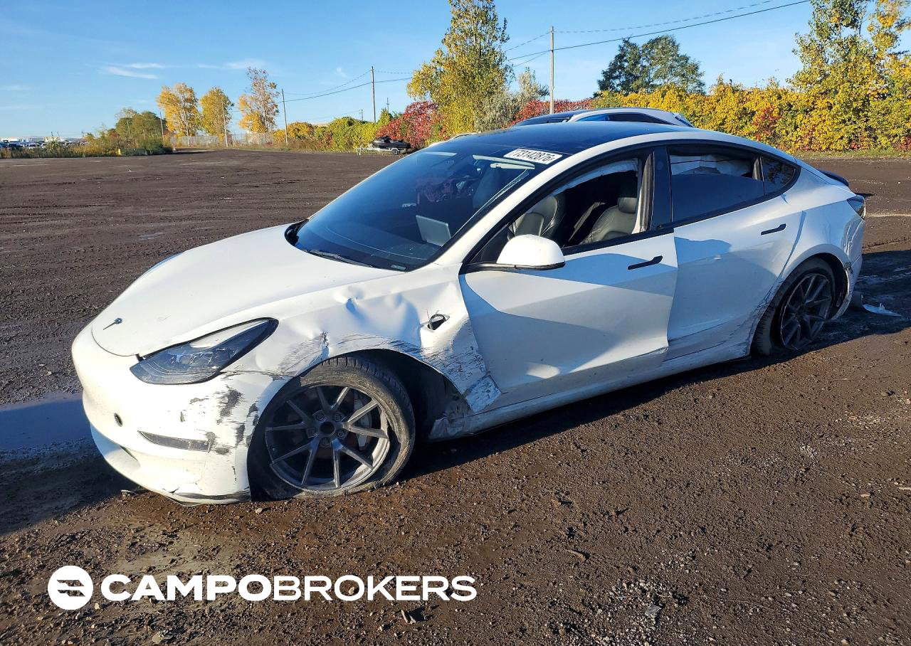 2023 Tesla Model 3, uszkodzenie: Przód, Copart lot 73142876