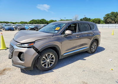 2019 Hyundai Santa Fe Sel 2.4l, Front End damage, Copart lot 60560536