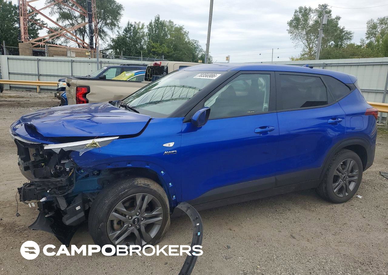 2021 Kia Seltos Lx, Front End damage, Copart lot 70356986