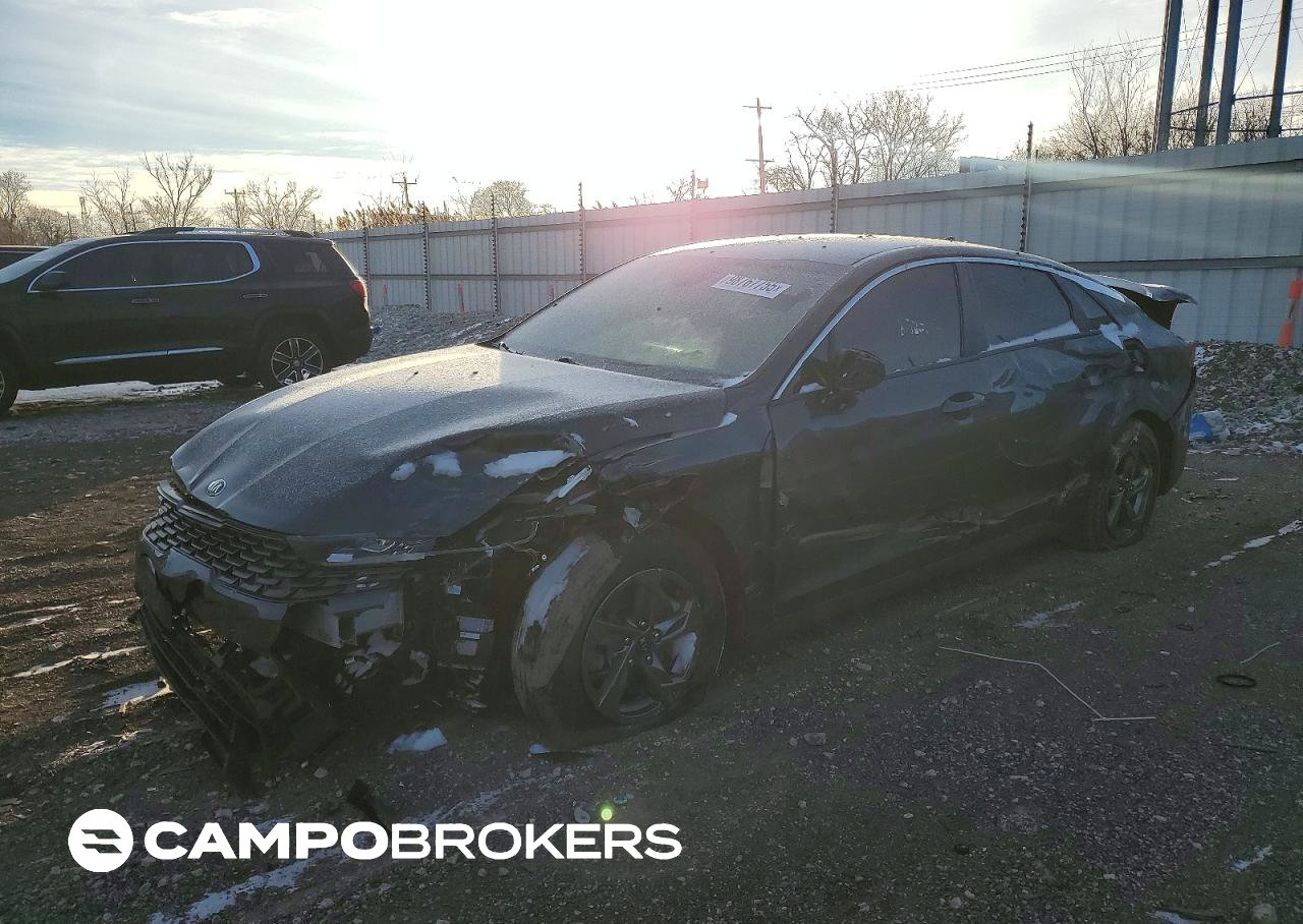 2021 Kia K5 Lxs, Ao damage, Copart lot 98767755