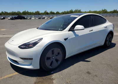 2023 Tesla Model 3, daño Lateral, Copart lote 60559756