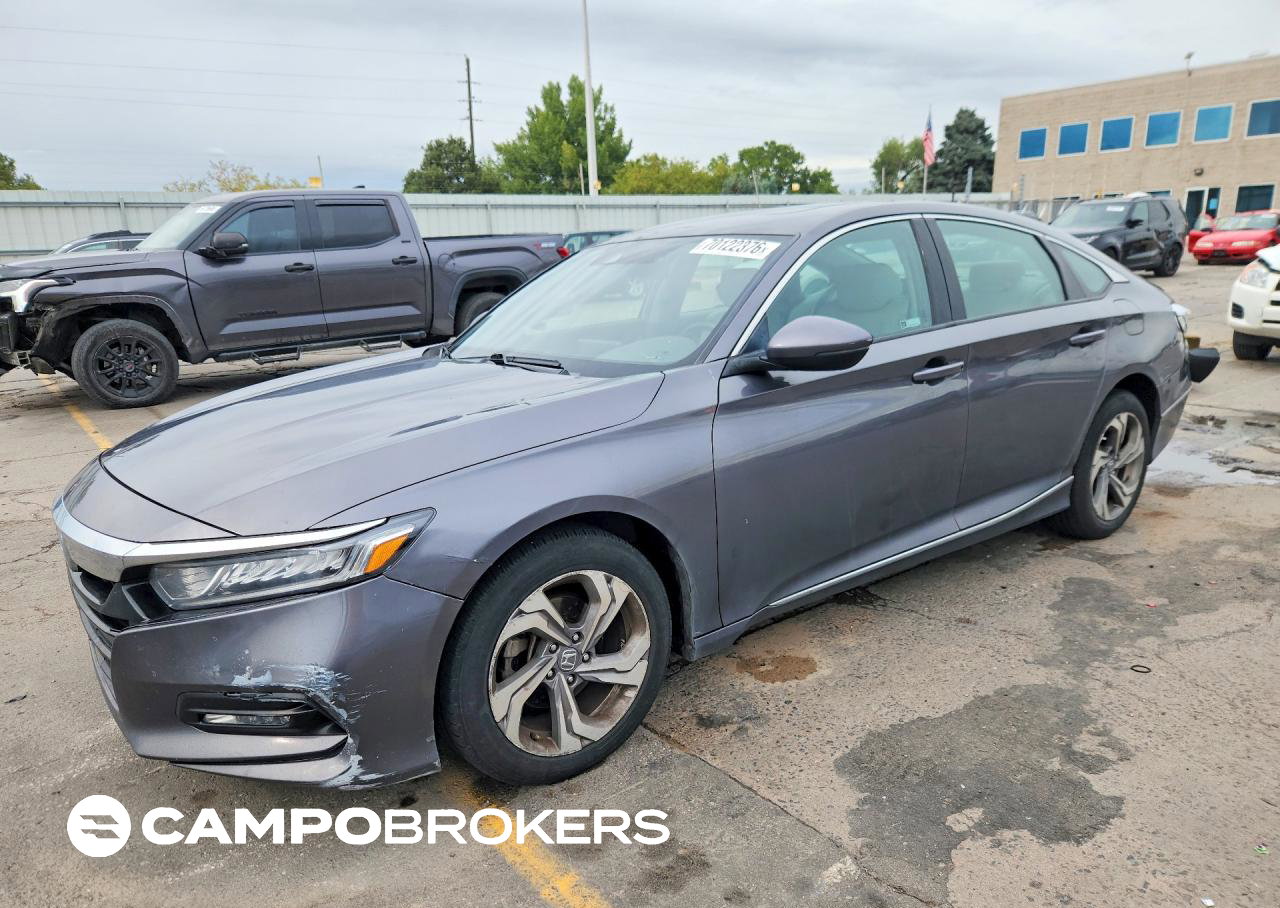 2019 Honda Accord Exl, daño Trasero, Copart lote 70122376