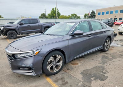 2019 Honda Accord Exl, daño Trasero, Copart lote 70122376