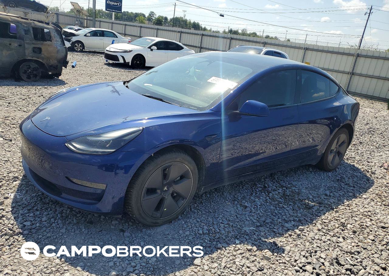 2023 Tesla Model 3, uszkodzenie: Tył, Copart lot 69044036